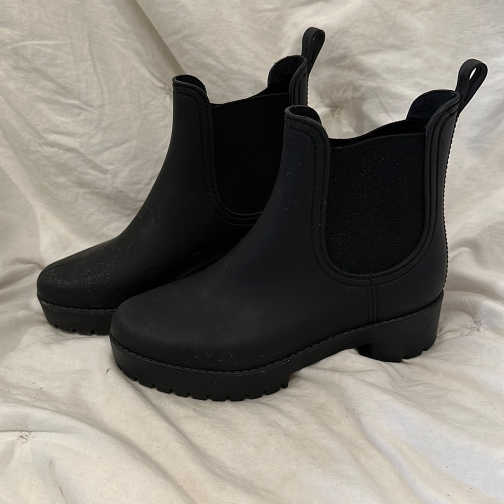 Jeffrey Campbell Black Rainboot